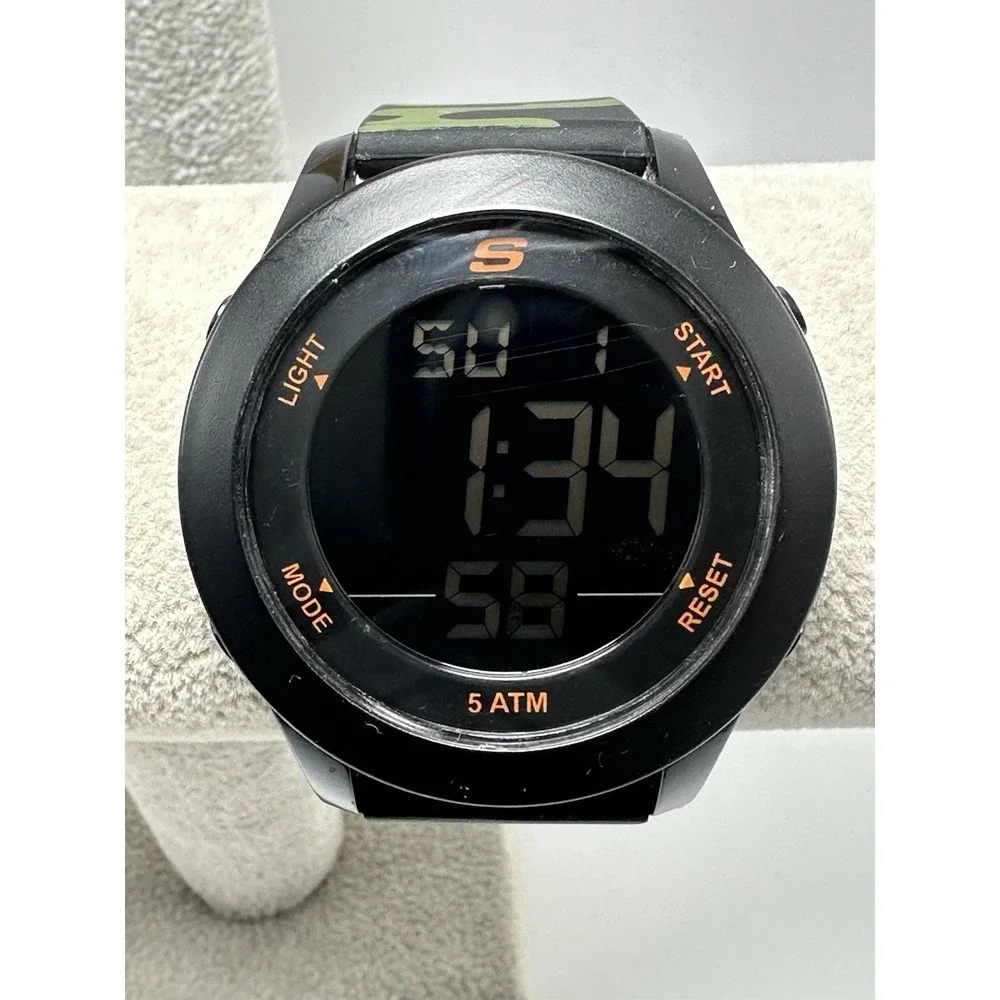 Skechers SR5144 Rosencrans New Battery Digital‎ Mens Watch 46MM 8